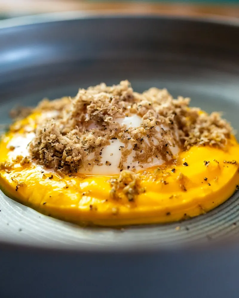 Uovo fondente e tartufo